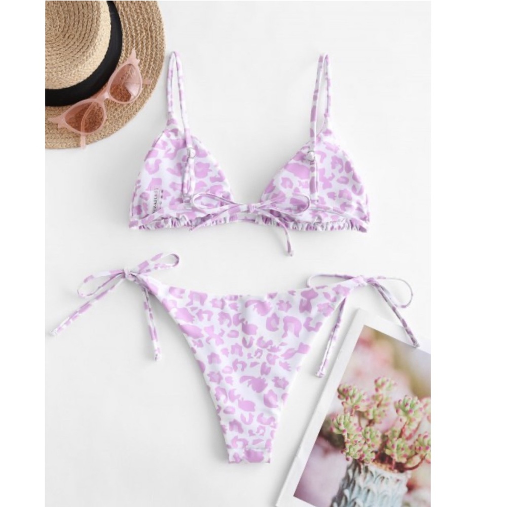 Pink leopard bikini - Picture 2 of 3